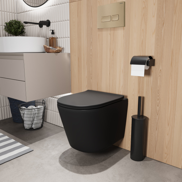 Комплект унитаза с инсталляцией Grossman Pragma 97.4477BMSQ.03.310 с клавишей смыва