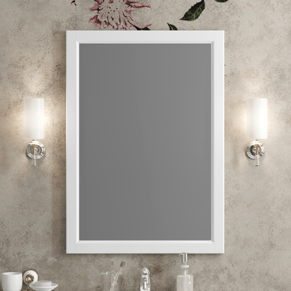 Зеркало Opadiris Омега 65 00-00007363  белый матовый