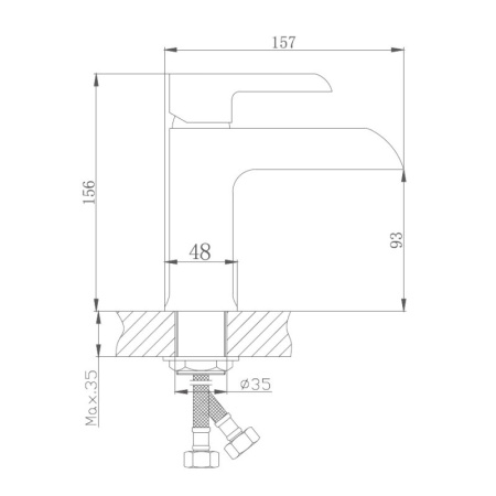 Смеситель для раковины с гигиеническим душем Haiba HB12805-8