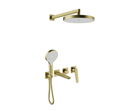 Комплект для душа с изливом Bronze de Luxe Icon 3009CBG