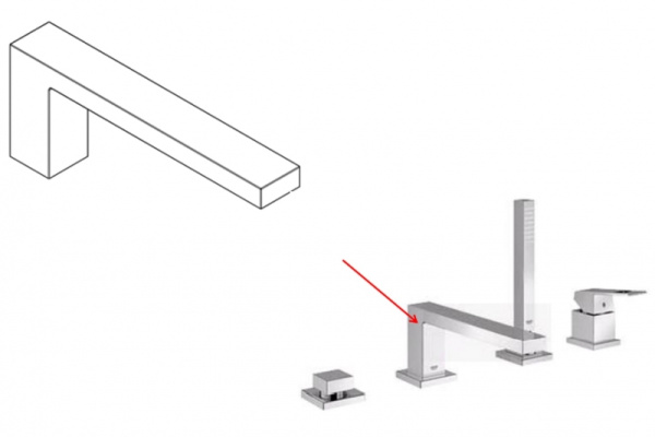 Излив GROHE 402517038 Излив GROHE 402517038