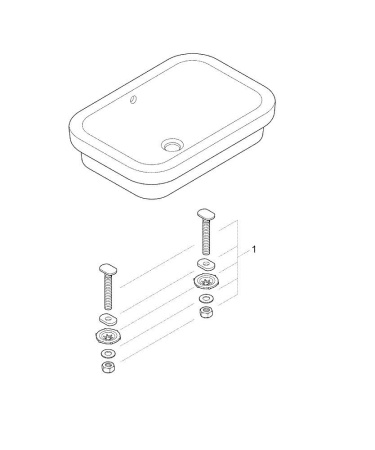 Раковина накладная (60х42.2) Grohe Eurosmart 39124 001 (39124001)