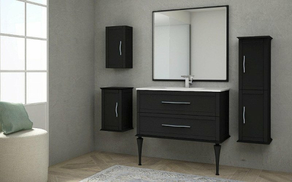 Шкаф подвесной Cezares Tiffany 54961 Nero grafite