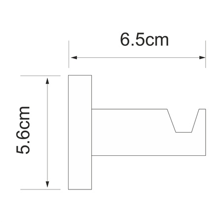 Крючок WasserKRAFT Isen K-4023