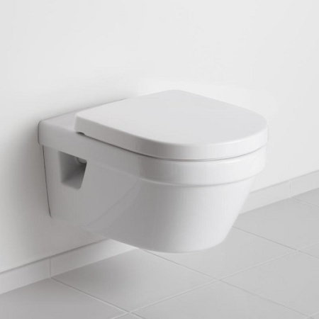 Унитаз подвесной безободковый Villeroy & Boch Architectura 5684 HR R1 (5684HRR1) CeramicPlus,