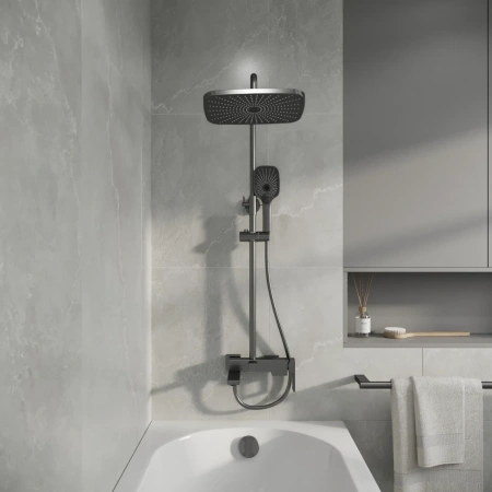 Душевая система Grossman Pragma 500.K35.03.420 графит сатиновый