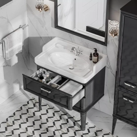 Тумба под раковину Kerama Marazzi Pompei PO.N.80.2\BLK