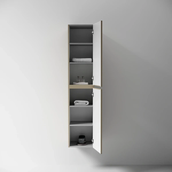 Шкаф-пенал подвесной Sancos Folk PFL35CP капучино матовый