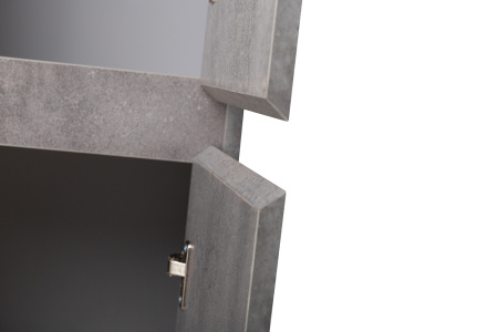 Пенал BelBagno KRAFT-1600-2A-SC-CG-R Cemento Grigio