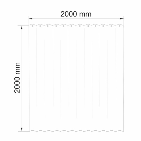 Штора для ванной WasserKRAFT Aland SC-85102