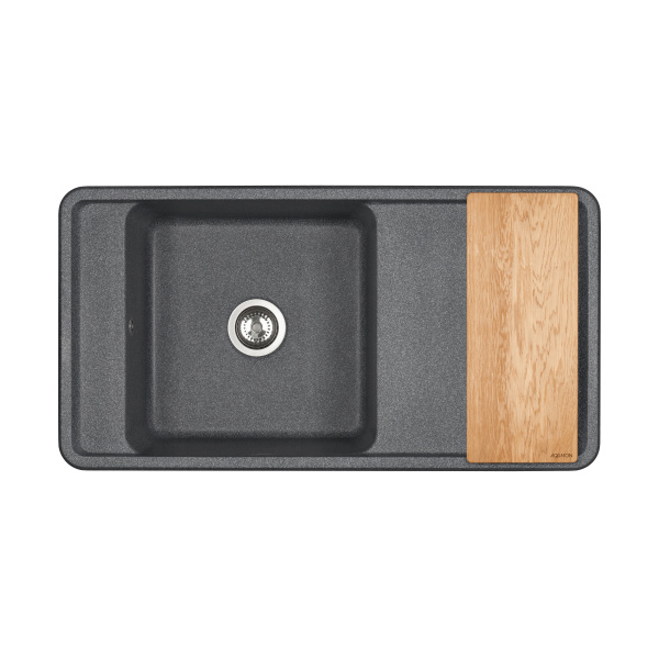 Кухонная мойка Aquaton Беллис 97 1A725132BS210 графит