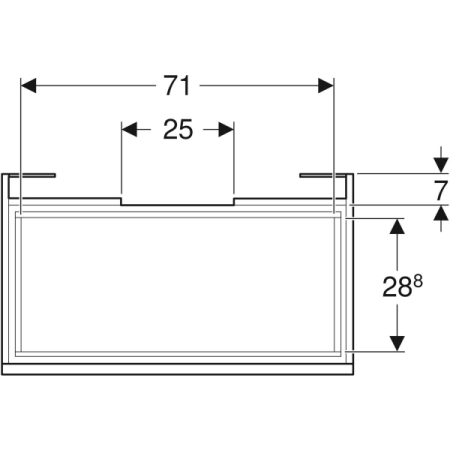 Тумба под раковинуGeberit Renova Plan 501.909.JK.1