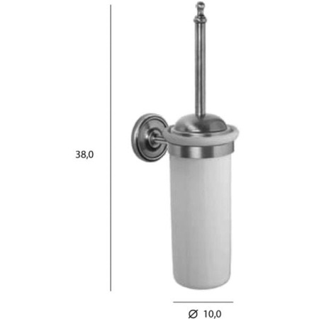 Ёршик для унитаза Tiffany World TWBR220cr