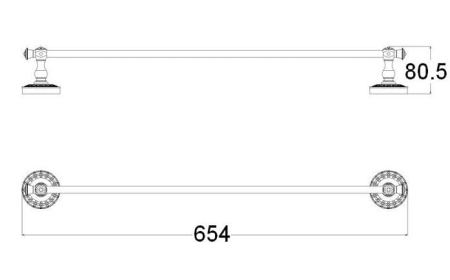 Полотенцедержатель Zorg Antic AZR 12 SL