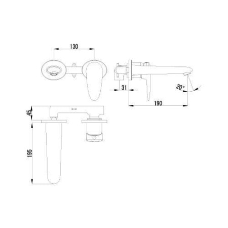 Смеситель для раковины Lemark Status (LM4426C)