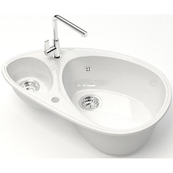 Кухонная мойка Marrbaxx Эмма Z13 Z013Q001 белый