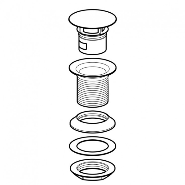 Донный клапан для раковины Geberit 152.050.21.1