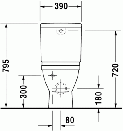 Бачок для унитаза Duravit Starck 3 0920100005