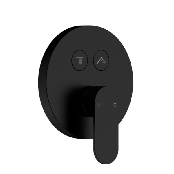 Душевая комплект AQUAme AQM8402MB черный матовый