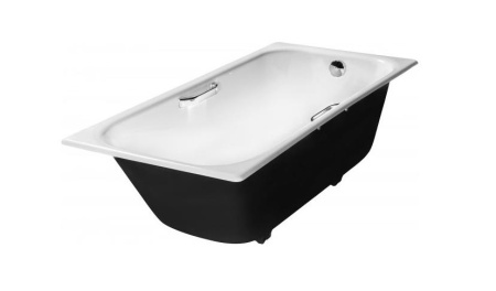 Чугунная ванна c отверстиями для ручек Wotte Start 150 x 70 см, (Start 1500x700UR), белая