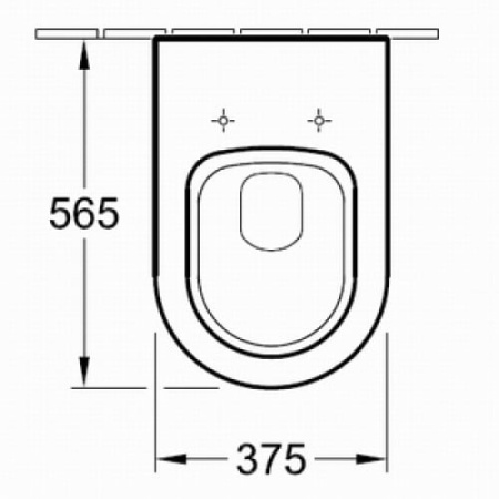 Унитаз подвесной Villeroy & Boch Subway Plus 660010R2