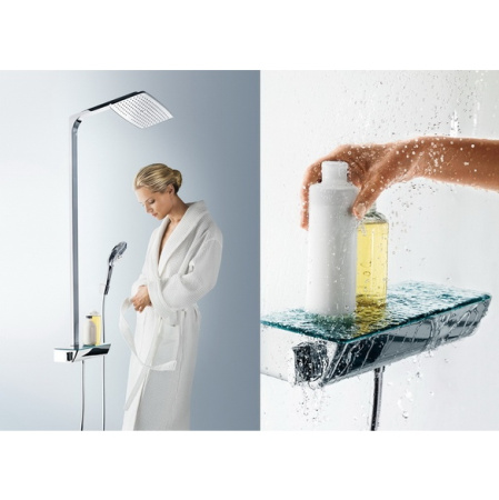 Душевая система с термостатом для ванны Hansgrohe Raindance Select E 360 Showerpipe 1jet 27113000 хром 