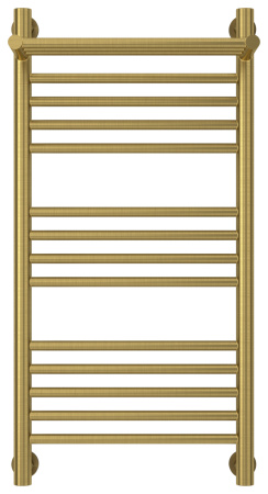 Полотенцесушитель Водяной Сунержа Богема с полкой + (80х40) Состаренная Латунь 051-0223-8040