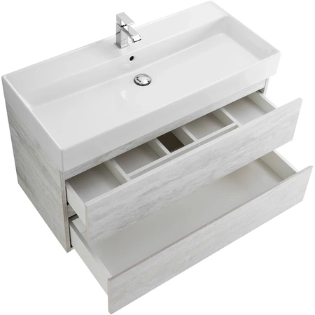 Тумба под раковину Cezares MOLVENO 46-80-2C-SO-LB Legno Bianco