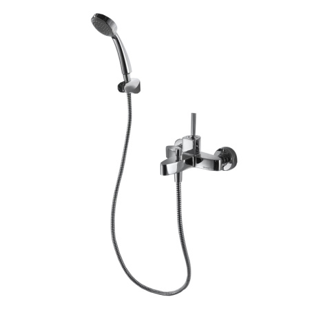 Смеситель для ванны с коротким изливом  Bravat Spring F679113C-B