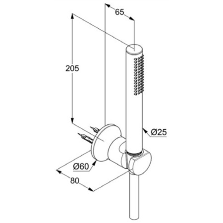 Душевой набор Kludi Nova Fonte 2085005-35