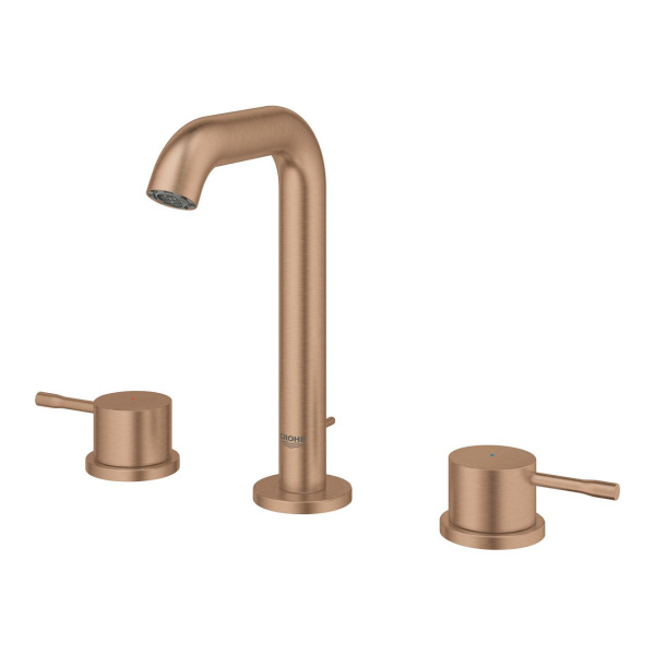 Смеситель для раковины на три отверстия Grohe Essence New 20296 DL1 (20296DL1) тёплый закат матовый