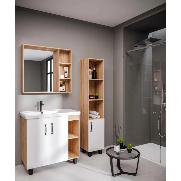 Зеркало (82х77) Grossman Флай 208001 универсальное дуб сонома