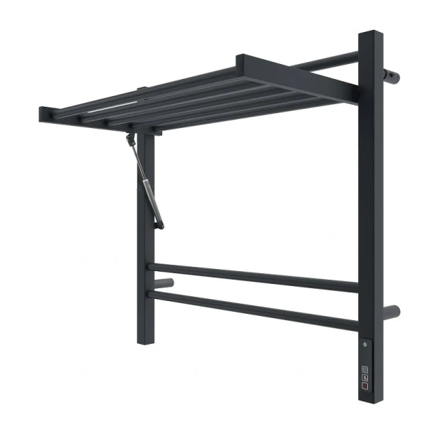 Полотенцесушитель электрический (60х60) П8 Terminus Горизонт 4670078543523 черный муар