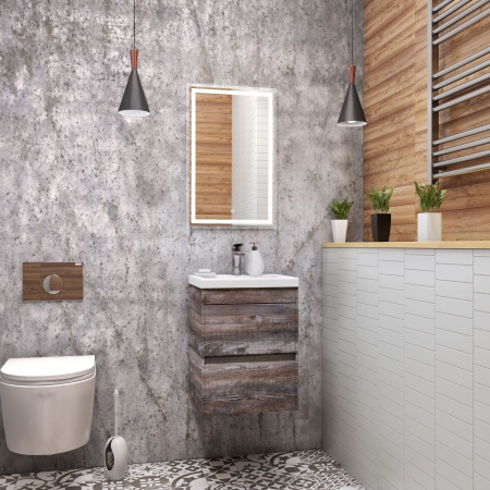 База под раковину напольная Art&max Family-400-2C-SO-PE Pino Esotica