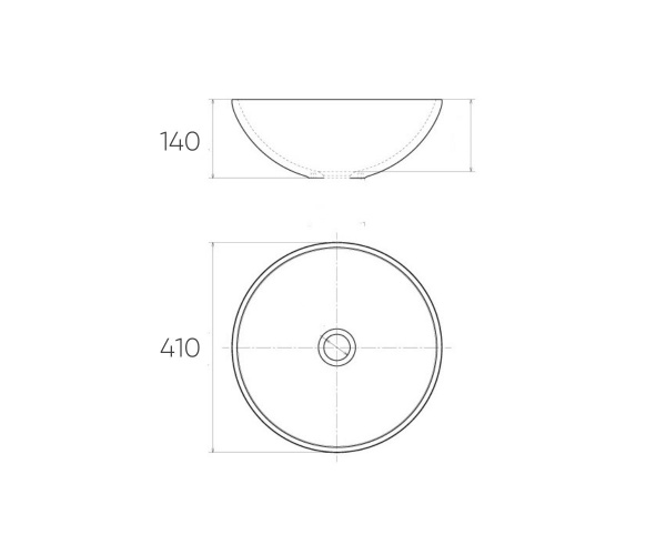 Накладная раковина (41х41) Bronze de Luxe Dragons 6050