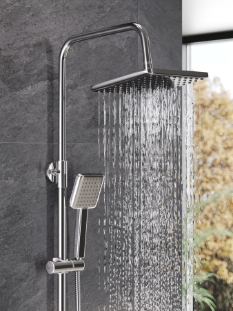 Душевая система Agger Merry A1394400 смеситель с изливом, хром