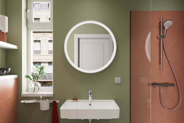 Смеситель для раковины с донным клапаном CoolStart Hansgrohe Vernis Blend 71585000 хром