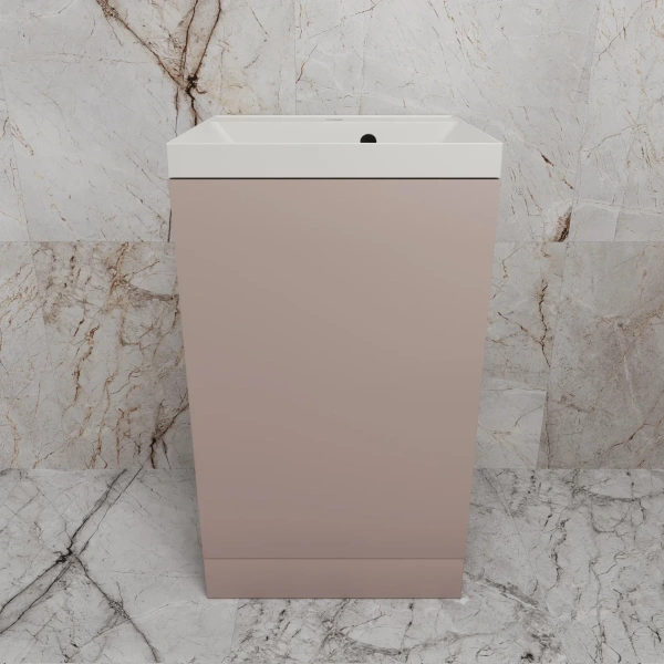 Тумба без раковины 50 см  Style Line Моно ЛС-00002453 санд пудровый матовый