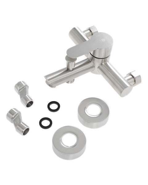 Смеситель для ванны однорычажный Orange Steel M99-100ni никель