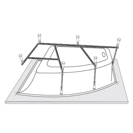 Каркас к ванне Vagnerplast Cavallo offset 160x90 VPK16090