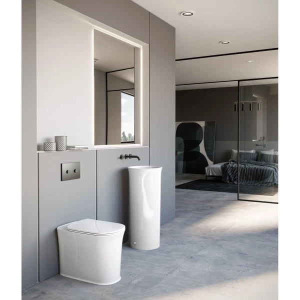 Сиденье для унитаза Kerasan The New Yorker 569130 с микролифтом, белый матовый