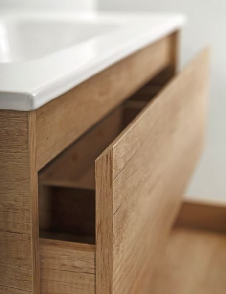 База под раковину подвесная BelBagno KRAFT-800-2C-SO-RT Rovere Tabacco