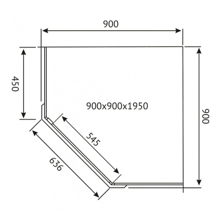 Душевой уголок Berges Wasserhaus Oxygen (90х90) 061021