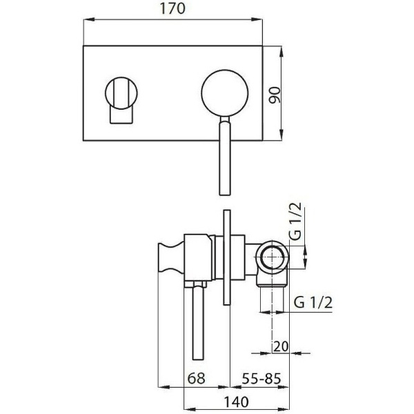 Гигиенический набор Cezares APHRODITE-DIF-01-Bi