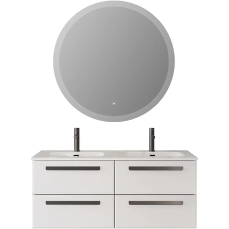 Тумба под раковину Cezares ECO-CER-N-1200-4C-SO-2-BL Bianco Lucido без ручек