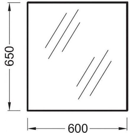 Зеркало Jacob Delafon Ola EB1080-RU