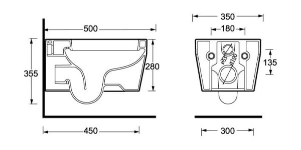 Унитаз подвесной BelBagno Alise BB540CH