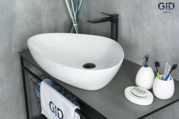 Раковина накладная (66,5х44) Gid N9062