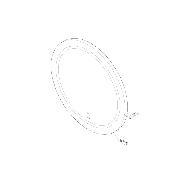 Зеркало (77х77) Am.Pm X-Joy M85AMOX0801WG