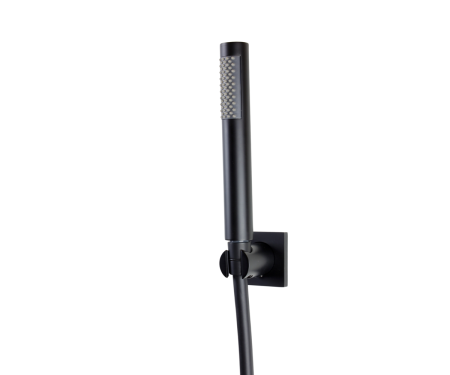 Комплект для душа с изливом Bronze de Luxe 1760'S LOFT  матовый черный 6630SB